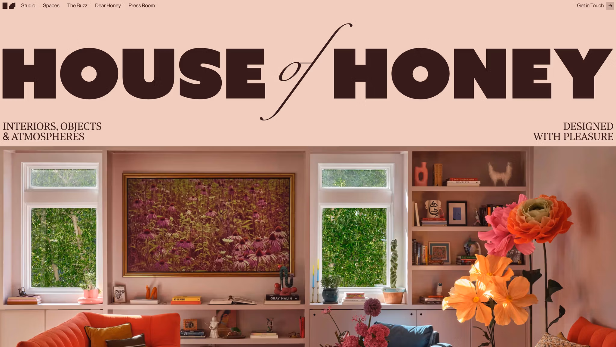 House of Honey website built on DomainHolder